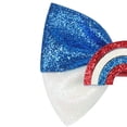 thumbnail image 6 of Wxirdiow Toddler Girls Bow Clips 4th of July Bow Hair Clips Sparkly Patriotic Hair Bows Cheer Barrettes Alligator Clip Square Rhinestone Hair Bow Hairgrips Blue Size,3-12 Years, 6 of 6