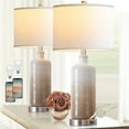 Partphoner Ceramic 26'' Tall Touch Control Table Lamps Set of 2, 3way