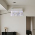 thumbnail image 4 of Durable Polyester Air Conditioner Cover Curtain for Living Room Bedroom Lightweight Windproof Protector Easy Installation for Home Use, 4 of 5