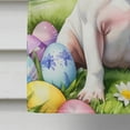 thumbnail image 2 of English Bull Terrier Easter Egg Hunt House Flag 28 in x 40 in, 2 of 7