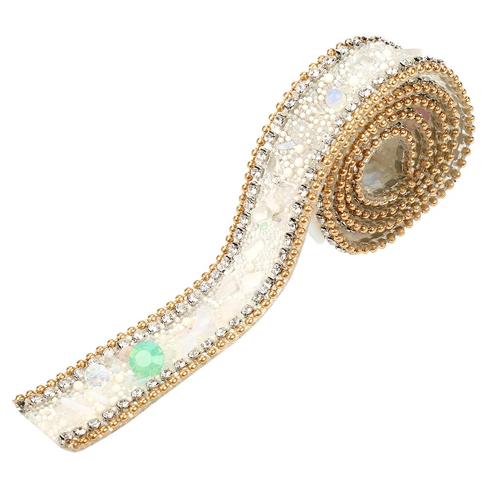 LYUMO 100*2cm Rhinestone Ribbon Sparkle Small Diamond Wrap Roll