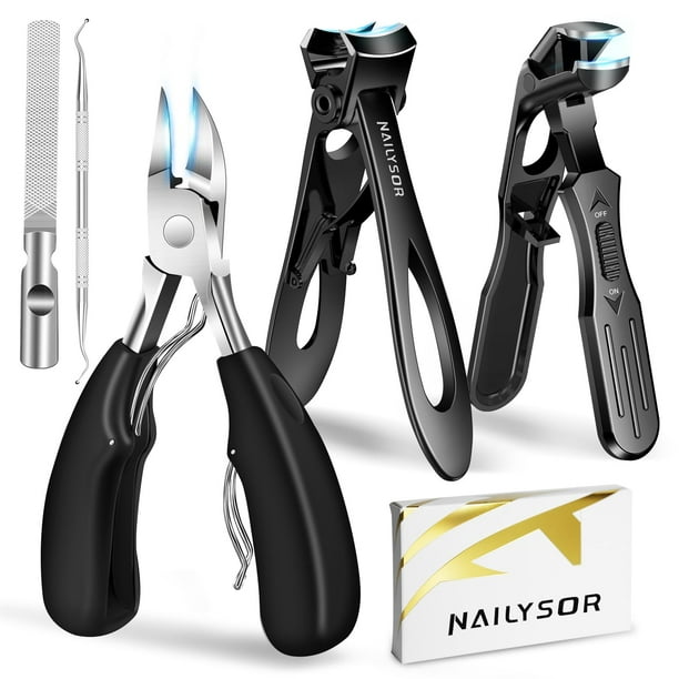 Cortaúñas para los pies Nailysor 2025 para uñas gruesas, personas mayores