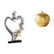 thumbnail image 1 of Estatua de pareja,Figura de pareja besándose,regalo de boda moderno,Escultura de frutas,Figura decorativa de fruta para decoración del hogar,Escultura de estatua decorativa de resina, 1 of 8