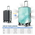 thumbnail image 6 of Easygdp Blue Marble Double-Sided Printed Elastic Suitcase Protective Cover,Invisible Zipper, Business Trip Luggage Cases,Washable And Resistant To Falling -Small, 6 of 9