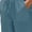 #0212-Army Green, variant on Karight Womens Summer Linen Capri Pants Drawstring Elastic Waist Loose Fit Cropped Pants with Side Pockets