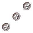 thumbnail image 2 of Guardoinrt Premium Métrique Durable HSS Die Outil de Filetage Efficace et Durable Argent M2.2 3Set, 2 of 6
