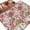 White Red, variant on Area Rug for Living Room, Pink Spring Floral Non-Slip Indoor Large Carpet for Bedroom/Dining Room, Vintage Summer Botanical Washable Low-Profile Rectangle Floor Runner Rugs - 6 x 9 Ft
