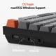 thumbnail image 3 of Teclado Keychron K10, tamaño completo, 104 teclas, Bluetooth inalámbrico, 3 of 7