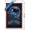 thumbnail image 3 of MLB New York Yankees - Neon Helmet 23 Wall Poster, 14.725" x 22.375" Framed, 3 of 6