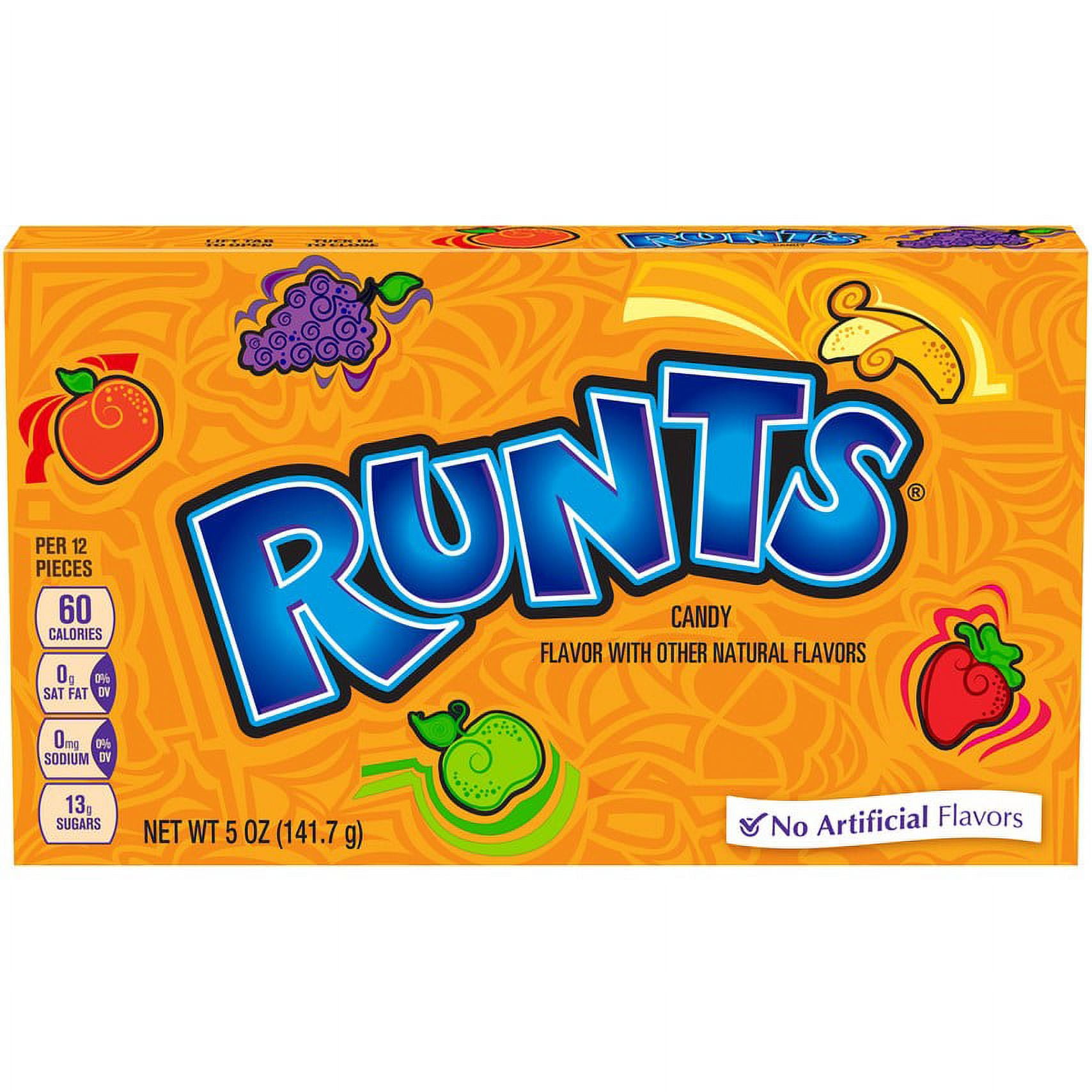 Runts Hard Candy theater Box, 5 oz (12 Ct)
