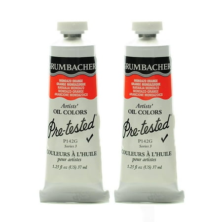 UPC: 0804551998102 | Pre-Tested Artists Oil Colors monoazo orange P142 1.25 oz. (pack of 2)