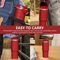 thumbnail image 7 of Christmas 30oz Handheld Travel Tumbler with Handle – Double Wall Stainless Steel Insulated Cup, Flip Straw Lid, Leak-Proof & BPA-Free for Hot and Cold Drinks – Durable Coffee & Juice Mug Black, 7 of 7