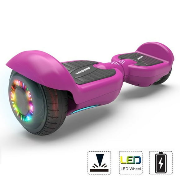 HOVERSTAR Hoverboard (Toute Nouvelle version HS2.1), Deux Roues Auto Équilibrage Clignotant LED Roues Scooter Électrique (Violet)