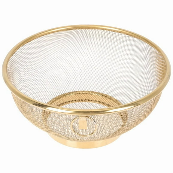 Stainless Steel Mesh Colander Fruit Sink Colander Stainer Rice Washing Bowl Fine Mesh Strainer Food Drain Basket Strainer Basket