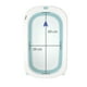 thumbnail image 3 of Bañera Plegable Cuack Cuack Baby verde claro D'bebé Cuack Cuack, 3 of 4