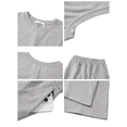 thumbnail image 6 of UVN Women Outfits Sets Summer 2 Piece Sets Casual Sweatsuits Sleeveless Tops and Pants Lounge Sets, 6 of 7