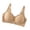 Beige-bras, variant on Womens Deep V Bras Push up Spaghetti Straps Wireless Comfy Bra Seamless Supportive No Underwire Everyday Summer Spring Tshirt Bralettes M