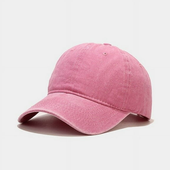 COCOpeaunt New Men Baseball Cap Outdoor Summer Solid Color Washed Retro Distressed Hat Ladies Hat Park Outdoor Popular Unisex Dad Cap Women