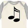 thumbnail image 4 of Inktastic Music Notes for the Music Lover Boys or Girls Long Sleeve Baby Bodysuit, 4 of 5
