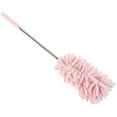 thumbnail image 2 of Retractable Car Duster Bendable Chenille Brush for Car Interior Cleaning Pink 29.50X6.00X6.00CM Extendable 1Pcs, 2 of 4