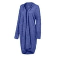 thumbnail image 5 of Vedolay Women's Cardigan Sweater Long Sleeve Button Down Sweaters Coat Knitwear Blue,2XL, 5 of 5