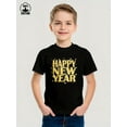 thumbnail image 3 of MAWOTEA Happy New Year & Christmas Family T-Shirt for Kids,100% Cotton Made Comfy Fabric,New Year's T-shirt, 3 of 5