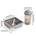 thumbnail image 3 of Aqestyerly Kitchen Decor and Accessories Portable Plastic Partition Integrated Lunch Box,Multi-Functional Light Food Bento Box, 3 of 3