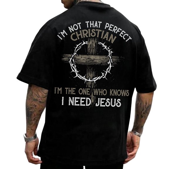 I'm Not That Perfect Christian Faith T-Shirt for Men and Women, Sizes S-5XL