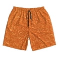 thumbnail image 5 of Goofa Orange Glitter Printed Mens Swim Trunks Summer Quick Dry Short Beach Swimwear Bathing Suits-, 5 of 9