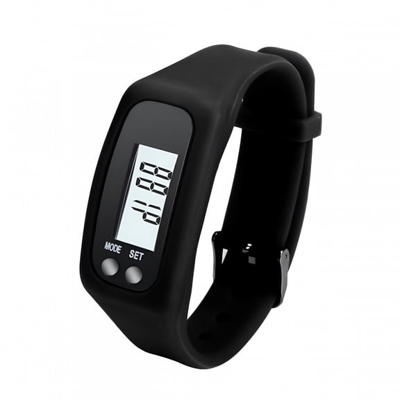 GJX Digital LCD Pedometer Run Step Walking Distance Calorie Counter Bracelet