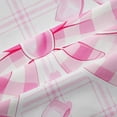 thumbnail image 5 of Erosebridal Pink Bowknot Black Out Curtains For Girls,Classic Geometric Buffalo Plaid Curtains Pack of 2 (42x63 Each) For Kids, 5 of 7