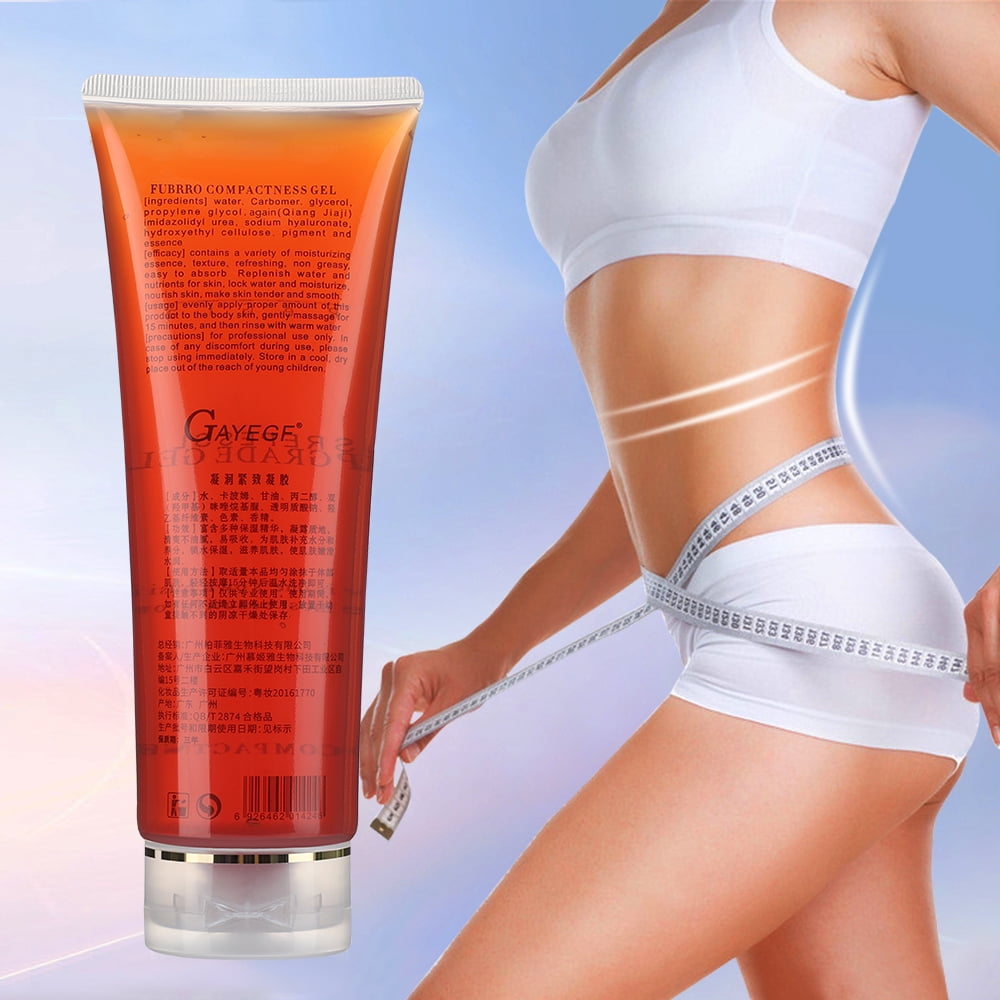 Refreshing Fat Remover Cream, Body Slimming Beauty Gel Anti Cellulite Massage Gel for Ultrasonic Cavitation Machine, 300g