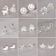 thumbnail image 2 of S925 Pendientes lindos de moda coreana de plata para niñas, 2 of 4