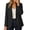 Black-1, variant on Suit Jackets for Women Business Casual Lapel Long Sleeve Blazers Work Office Blazer Jacket with Pockets Navy M