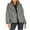 Gray, variant on Patlollav Womens Coats Solid Color Lapel Casual Long Sleeve Tops Loose Jacket