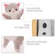 thumbnail image 4 of Shinuoer Almohada Larga De Felpa Para Gato, Almohada Para El Cuerpo Del Gato, Animales De Peluche De Gato Gris, Peluches Suaves, Gatito De Peluche Kawaii, Juguete De Peluche Para Niños Y Novias (Gris, 4 of 5