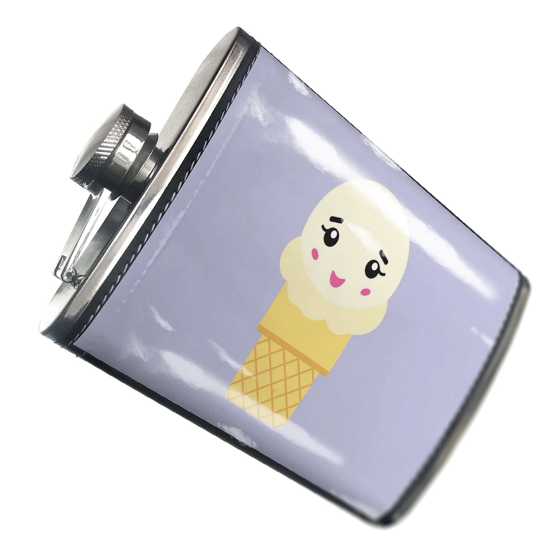 Download Neonblond Flask Vanilla Ice Cream Cone Cute Japanese Kawaii Food With Face Walmart Com Walmart Com