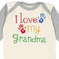 thumbnail image 4 of Inktastic I Love My Grandma Boys or Girls Long Sleeve Baby Bodysuit, 4 of 5