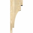 thumbnail image 3 of 6"W x 10"D x 26"H Mediterranean Rough Sawn Corbel, Douglas Fir, 3 of 9