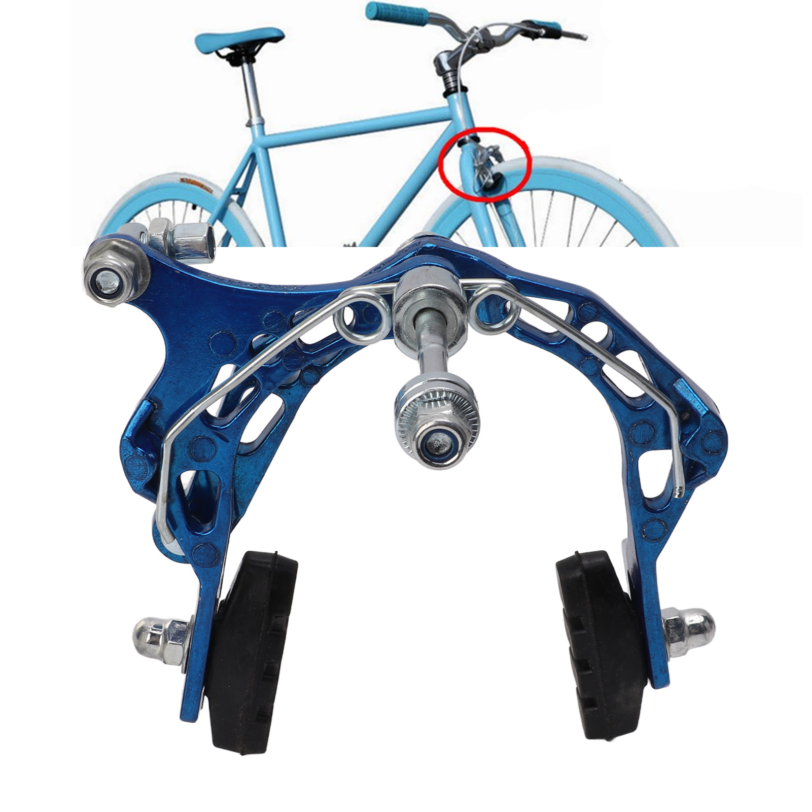 2 Pezzi Freni Per Bicicletta Pinza A Pinza A Braccio Lungo Pinze C