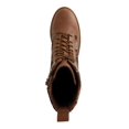 thumbnail image 3 of ROCK & CANDY Womens Brown Plaid Lace Up Max Round Toe Platform Lace-Up Booties 6.5 M, 3 of 4
