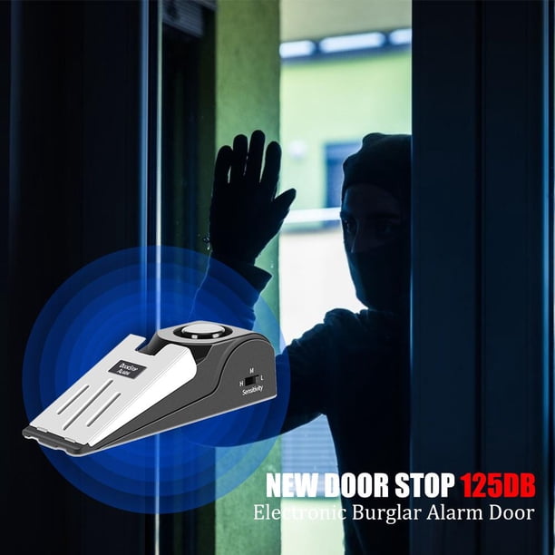 Por Parada De Alarma Alarma de parada de puerta de cuña de detección de seguridad segura para el hogar con alerta antirrobo