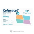 thumbnail image 1 of Cefuracet Cefuroxima 500 mg 14 tabletas recubiertas, 1 of 3