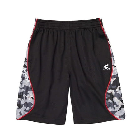 Boys' Polyester Fly Dunk Camo Basketball Gym & Workout Shorts
