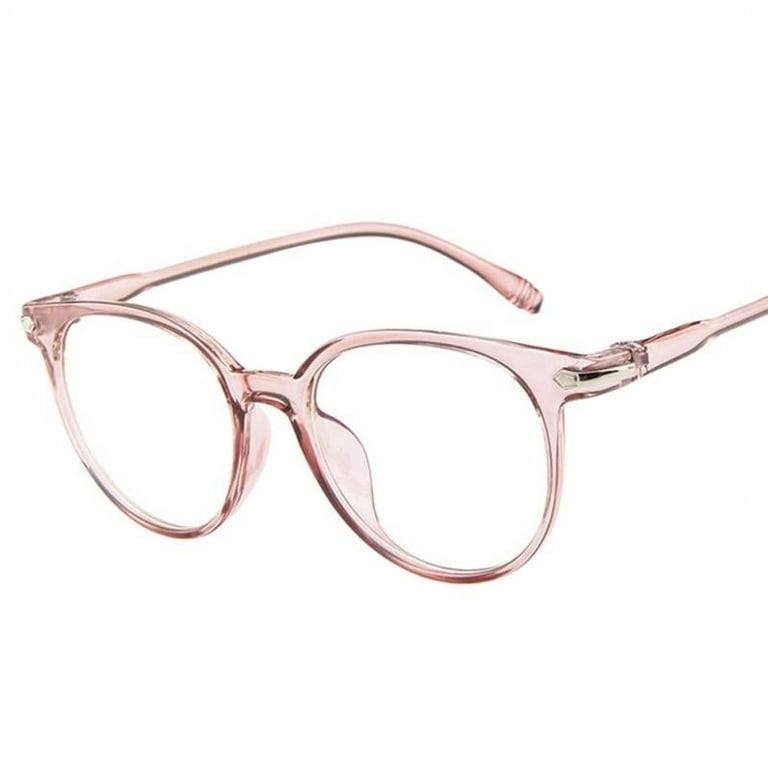 Fashion Pink Sun Glasses Female Men Women Small Frame Black Round