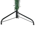 thumbnail image 4 of vidaXL Slim Artificial Half Christmas Tree with Stand Green 240 cm, 4 of 5