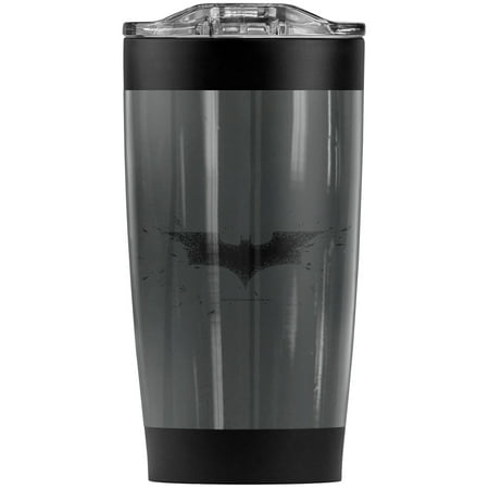 

Batman Dark Knight/Bats Logo Stainless Steel Tumbler 20 oz Coffee Travel Mug/Cup Vacuum Insulated & Double Wall with Leakproof Sliding Lid | Great for Hot Drinks and Cold Beverages