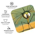 thumbnail image 3 of Vsdgher Quirky Cartoon 123 Leather Coasters for Drinks, Durable Drink Coasters 4 Set for Tabletop Protection, Luxurious Home Décor and Housewarming Gift-Square, 3 of 6