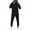 Black, variant on Sweatsuits for Men 2 Piece Winter Casual Warm Comfy Athletic Jogging Set Hoodies with Kangaroo Pocket and Elastic Waist Drawstring Sweatpants Sets Camel XL