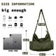 thumbnail image 4 of Bandolera tipo bandolera Yaucher de lona grande para mujer y hombre, 4 of 7